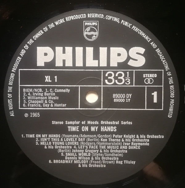 Various : Time On My Hands (LP, Smplr)