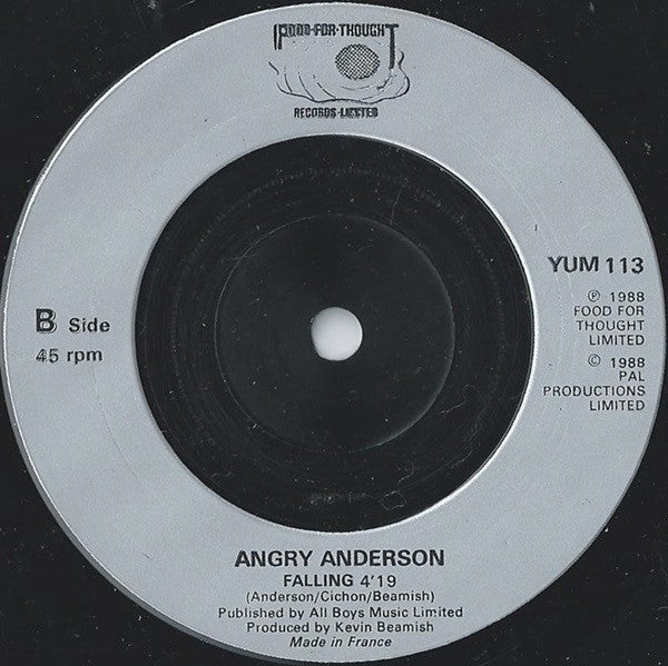 Angry Anderson : Suddenly (The Wedding Theme From Neighbours) (7", Single, Sil)