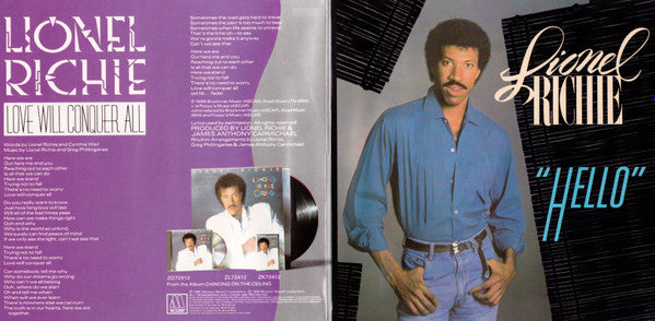 Lionel Richie : Love Will Conquer All (7", Single + 7", Single, Ltd)