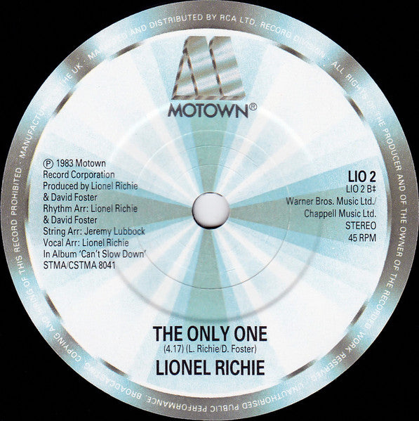 Lionel Richie : Love Will Conquer All (7", Single + 7", Single, Ltd)