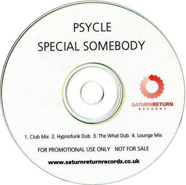 Psycle : Special Somebody (CDr, Promo)