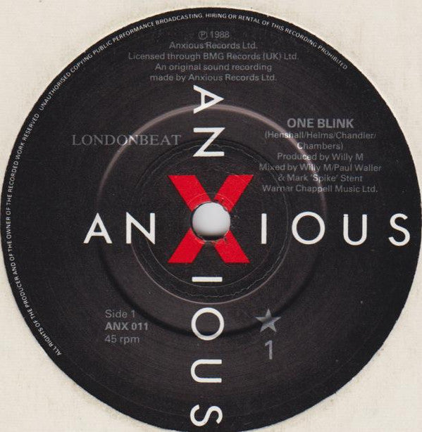 Londonbeat : One Blink (7", Single)