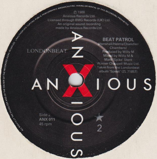 Londonbeat : One Blink (7", Single)