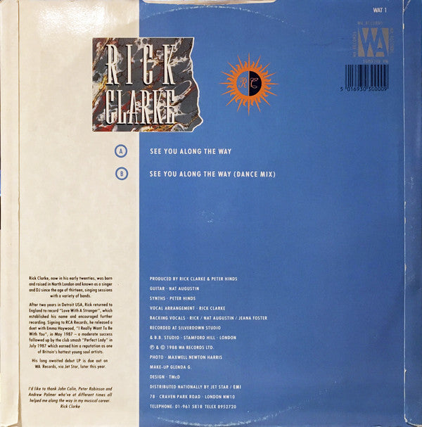 Rick Clarke : I'll See You Along The Way (12", Single)