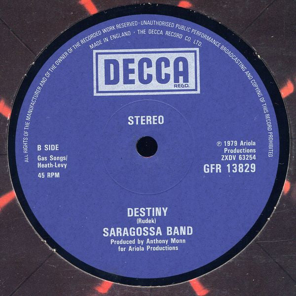 Saragossa Band : Rasta Man (12")