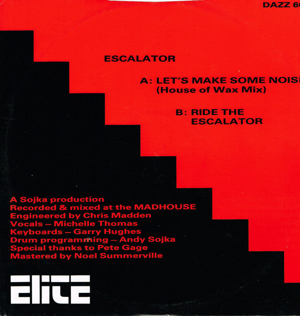 Escalator : Let's Make Some Noise (12")