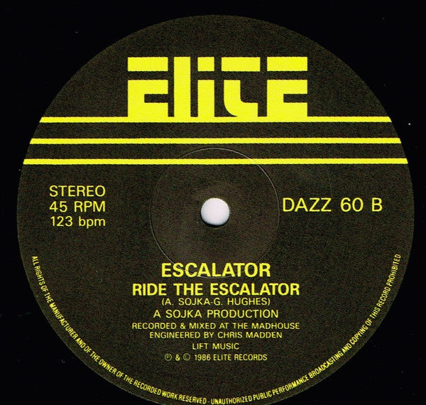 Escalator : Let's Make Some Noise (12")