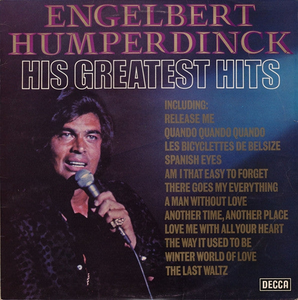 Engelbert Humperdinck : His Greatest Hits (LP, Comp)