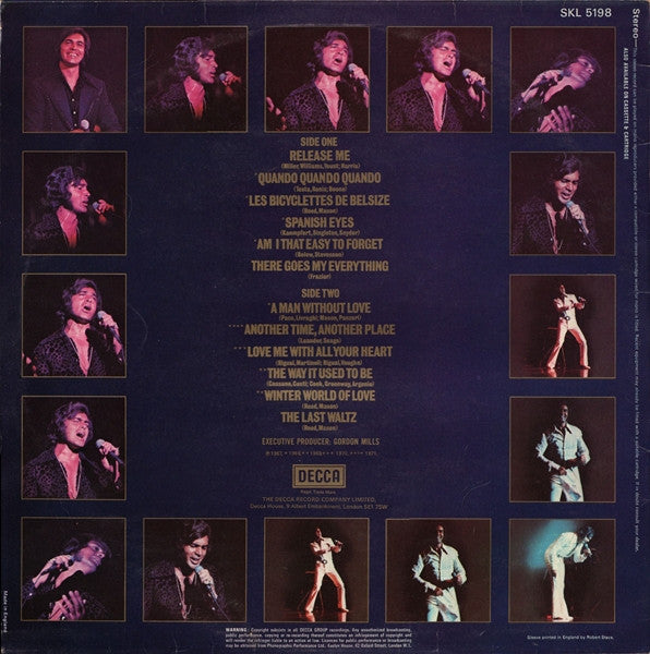 Engelbert Humperdinck : His Greatest Hits (LP, Comp)