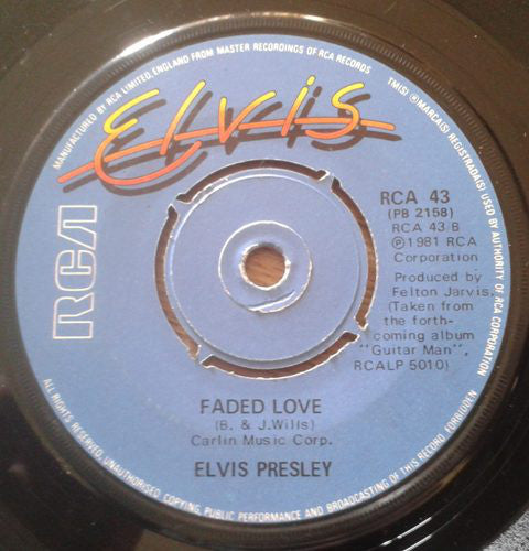 Elvis Presley : Guitar Man (7", Single, RM)