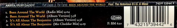 Puff Daddy & The Family Featuring Notorious B.I.G. & Mase : Been Around The World (CD, Single, CD1)
