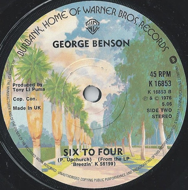 George Benson : This Masquerade (7", Single)