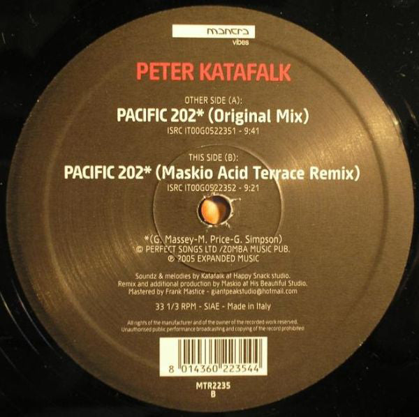 Peter Katafalk : Pacific 202 (12")