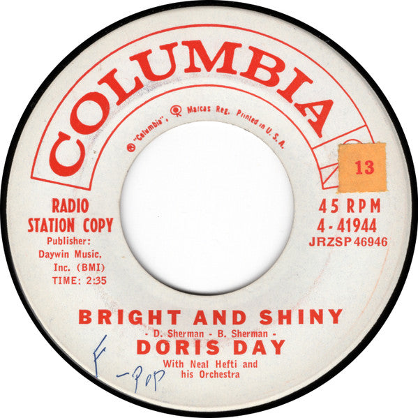 Doris Day : Make Someone Happy / Bright And Shiny (7", Promo)