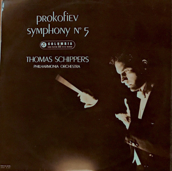 Sergei Prokofiev, Thomas Schippers, Philharmonia Orchestra : Symphony No. 5 (LP, Album, Mono)