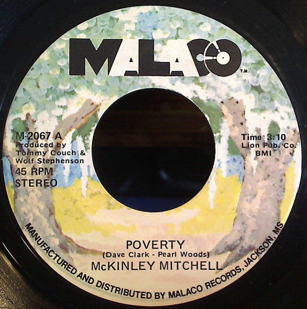 McKinley Mitchell : Poverty / Run To Love (7", Single)