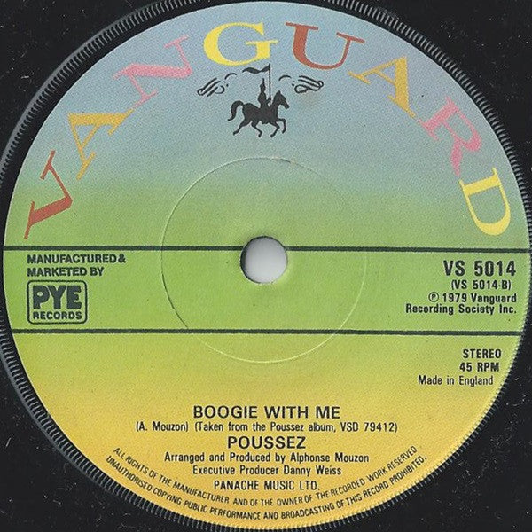 Poussez! : Never Gonna Say Goodbye (7", Sol)