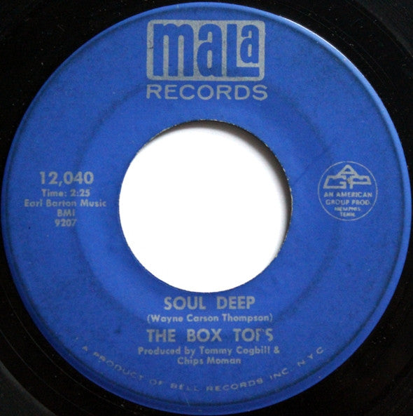 Box Tops : Soul Deep (7", Single, San)