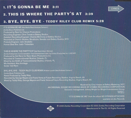 *NSYNC : It's Gonna Be Me (CD, Single)