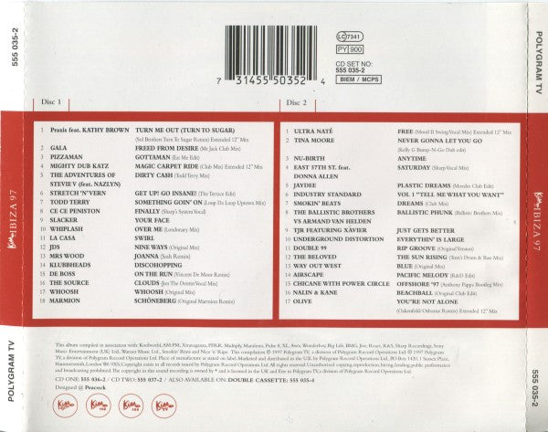 Various : Kiss In Ibiza 97 (2xCD, Comp)