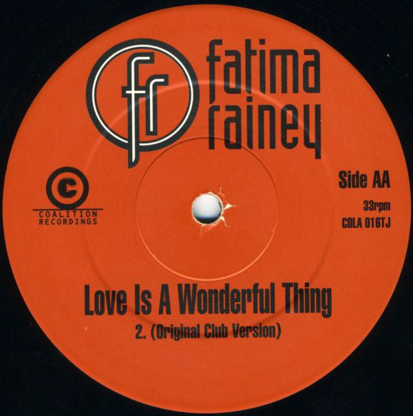 Fatima Rainey : Love Is A Wonderful Thing (2x12", Promo)