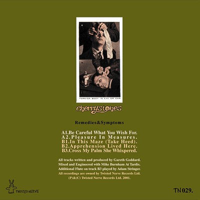 Cherrystones : Remedies & Symptoms (12")