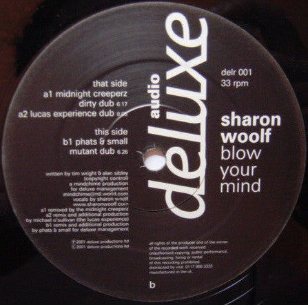 Sharon Woolf : Blow Your Mind (Strictly Limited DJ Edition Double Pack) (2x12", Ltd, Promo)