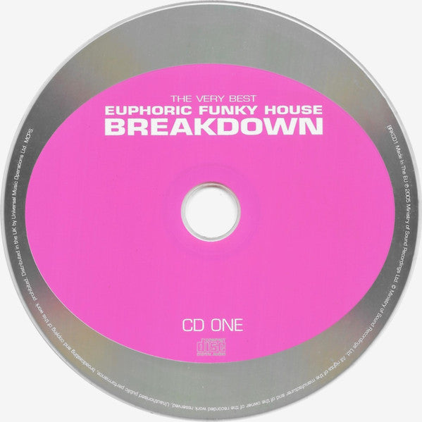 Various : The Very Best Euphoric Funky House Breakdown (2xCD, Comp, Mixed)