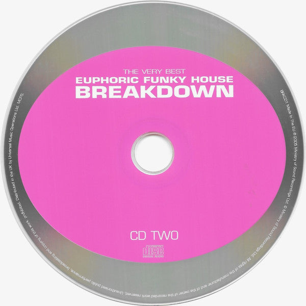 Various : The Very Best Euphoric Funky House Breakdown (2xCD, Comp, Mixed)
