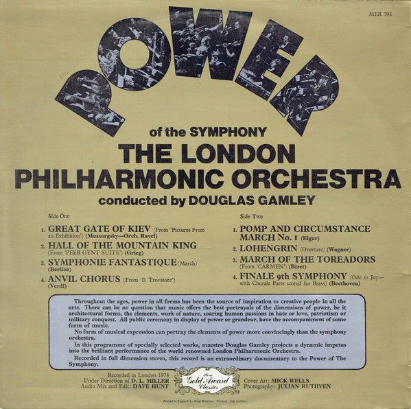 London Philharmonic Orchestra : Power Of The Symphony (LP)