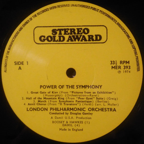 London Philharmonic Orchestra : Power Of The Symphony (LP)