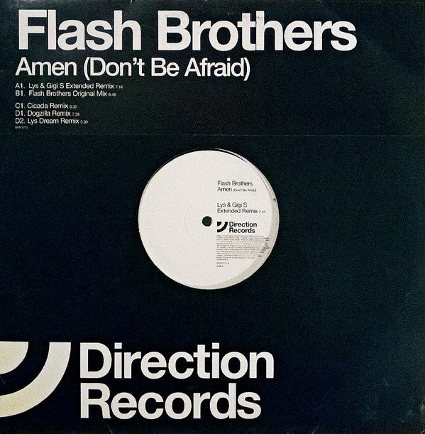 Flash Brothers : Amen (Don't Be Afraid) (2x12", Promo)