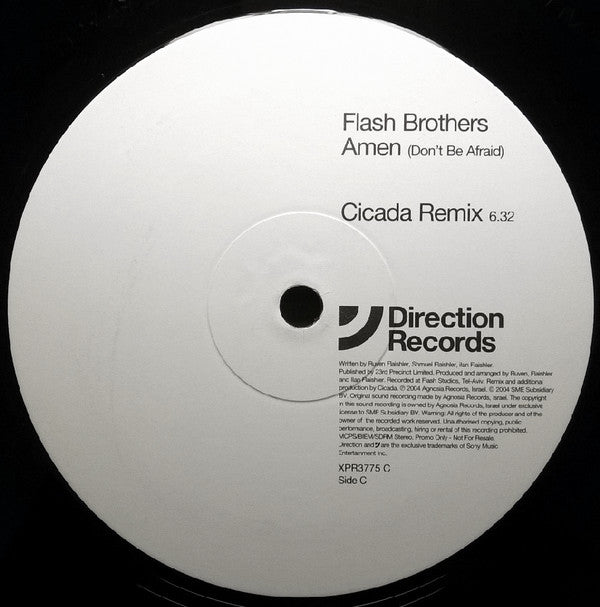 Flash Brothers : Amen (Don't Be Afraid) (2x12", Promo)