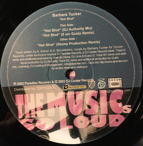 Barbara Tucker : Hot Shot (12")