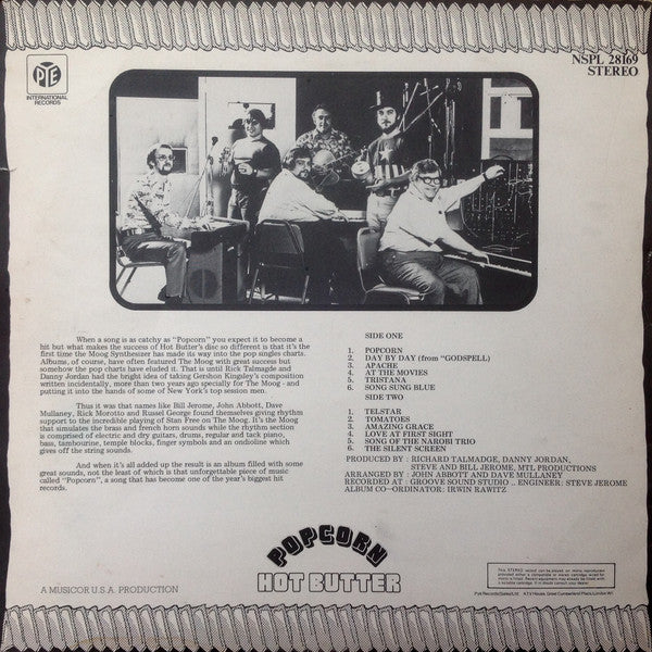 Hot Butter : Popcorn (LP, Album)