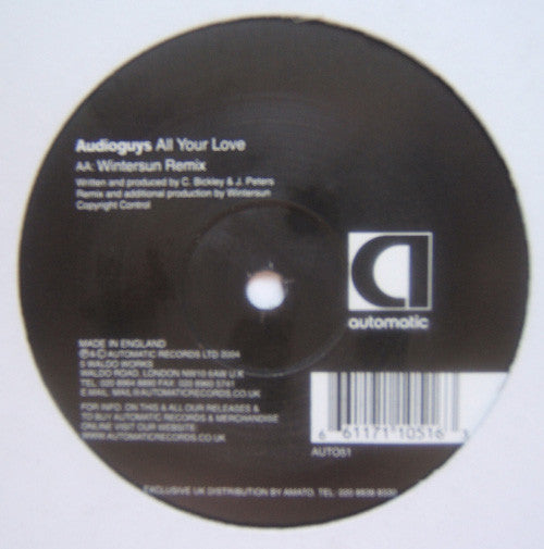 Audioguys : All Your Love (12")