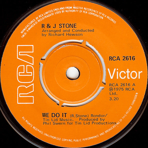 R & J Stone : We Do It (7", Single, Pus)
