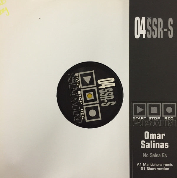Omar Salinas : No Salsa Es (12")
