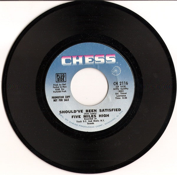 Five Miles High : So Frustrated (7", Promo)