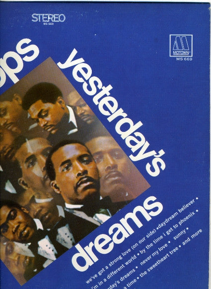 Four Tops : Yesterday's Dreams (LP, Album, Hol)