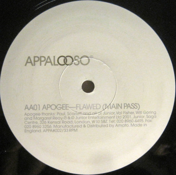 Gordon Kaye & Ken Reay Present Apogee (3) : This Sound / Flawed (12")