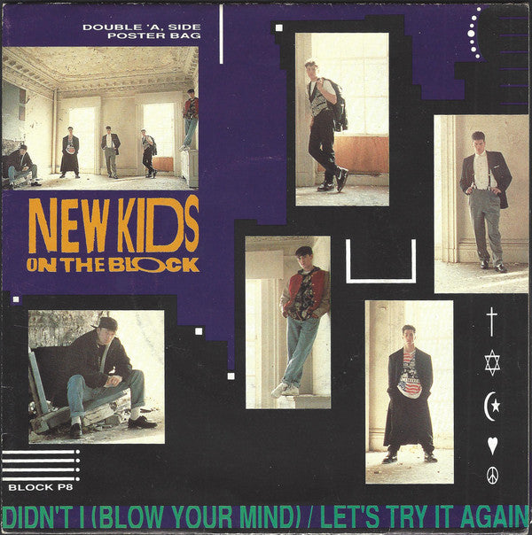 New Kids On The Block : Didn't I (Blow Your Mind) / Let's Try It Again (7", Single, Pos)