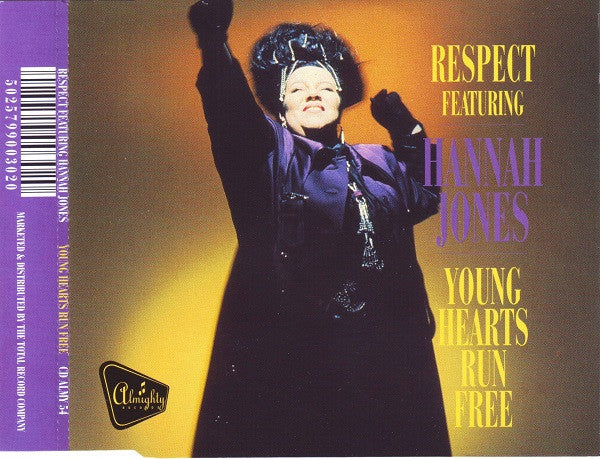 Respect Featuring Hannah Jones : Young Hearts Run Free (CD, Single)