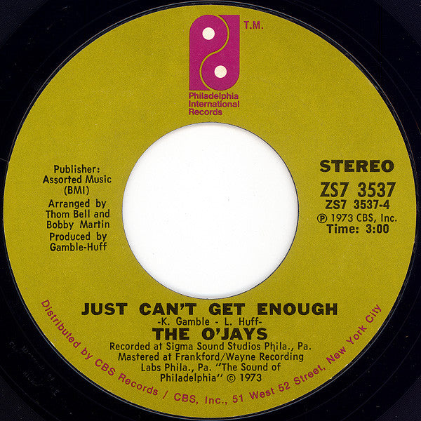 The O'Jays : Christmas Ain't Christmas New Years Ain't New Years Without The One You Love (7", Single)