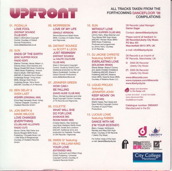 Various : Upfront  (CD, Comp, Promo)