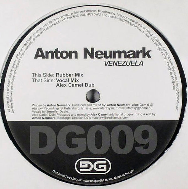 Anton Neumark : Venezuela (12")