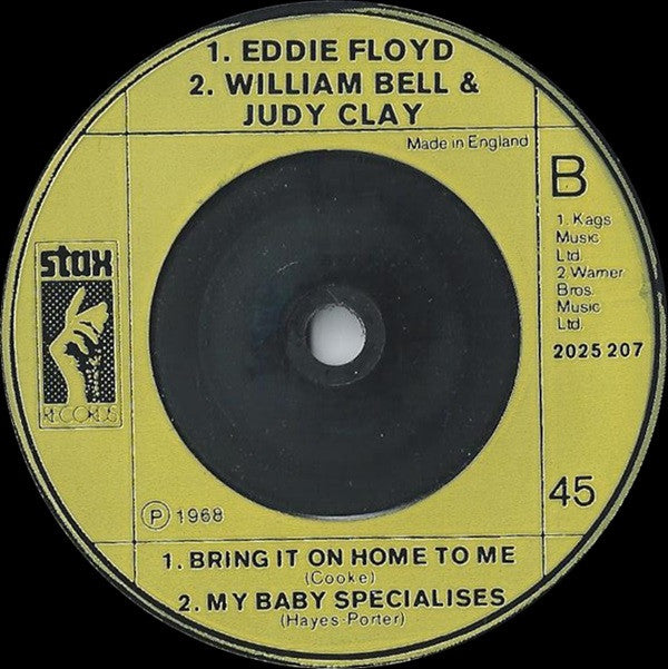 Booker T & The MG's / Eddie Floyd / William Bell & Judy Clay : Time Is Tight (7", RE)