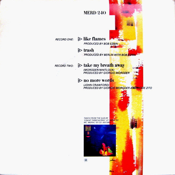 Berlin : Like Flames (2x7", Single, Ltd)