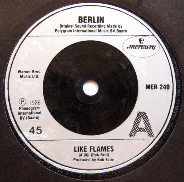 Berlin : Like Flames (2x7", Single, Ltd)