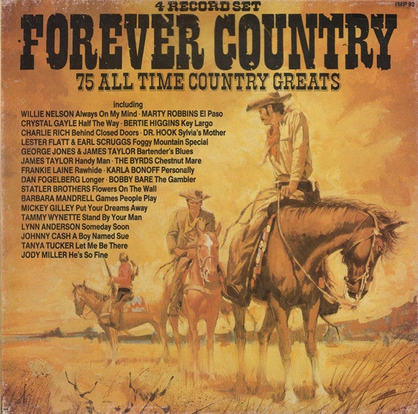 Various : Forever Country (75 All Time Country Greats) (4xLP, Comp + Box)